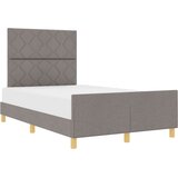 vidaXL Postelja v taupe barvi, 120x200 cm, Tkanina, (22049737) | Shoptok.si