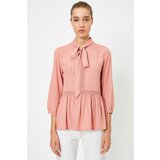 Koton Women's Powder Collar Detailed 3/4 Sleeve Blouse | shoptok.hr