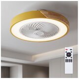  Brilagi - LED prigušiva svetiljka sa ventilatorom LED/38W/230V 50 cm zlatna/hrast + daljinski upravljač Cene