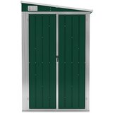  Zidno vrtno spremište zeleno 118 x 194 x 178 cm pocinčani čelik | shoptok.hr