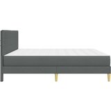  Okvir kreveta s madracem 2 pcs Tamno siva 180 x 200 cm tkanina | shoptok.hr