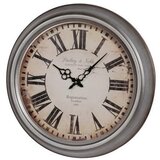Ambia Home STENSKA URA CB150685 srebrne barve 47 cm | Shoptok.si