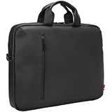 DBRAMANTE1928, Torba za prenosnik 15.6" model Nyhavn ICON z dvojnimi ročaji, Noir Minuit, (5000220278)