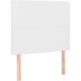  Box spring postelja z vzmetnico LED bela 120x200cm umetno usnje, (20893132) | Shoptok.si