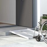  Ramp za invalidska kolica Srebrno 92 x 73 5 x 5 cm Aluminij | shoptok.hr