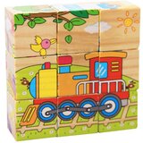 Montessori 3D slagalica drvenih kocki 6u1 Cijene