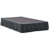 Kave Home Antracitno siva oblazinjena postelja 90x200 cm Jaira – | Shoptok.si