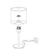 Eglo pasteri stona lampa/1, e14, v275, nikl-mat/siva XNM69KD | Eponuda.com