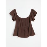 Sinsay Bluza s naborima i volanom | shoptok.hr