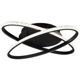 Tri O Crna LED stropna svjetiljka Lane – | shoptok.hr