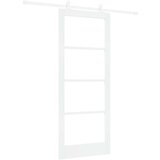  Klizna vrata ORKDAL 83 x 202 cm Masivna borovina i staklo | shoptok.hr