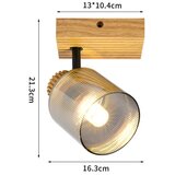  Brilagi - Zidno spot svetlo HYGGE 1xE14/15W/230V drvo/zadimljeno | Eponuda.com