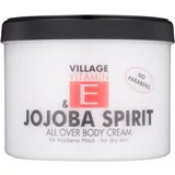 Village Vitamin E Jojoba Spirit krema za telo brez parabenov 500 ml