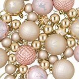  Set božićnih kuglica 88 kom. ružičasto zlato i zlato Ø 6 cm | shoptok.hr