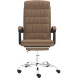  Uredski naslonjač od tkanine smeđi | Eponuda.com