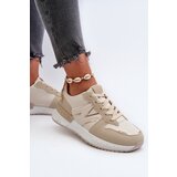 Boto Women's Beige Faux Leather Sneakers Kaimans | Shoptok.si