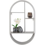 House Nordic Svijetlo siva metalna polica s više razina 35 cm Feira – | shoptok.hr