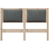  Tapecirani uzglavlje Smeđa 120 cm Čvrsto borovo drvo | Eponuda.com