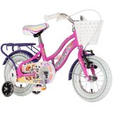 Visitor Bicikl kids best friend 12" 8" v-brake kontra 95-115cm (12") roze neon uv sjaj | Eponuda.com