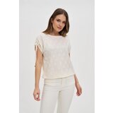 Marisse Openwork Ecru Blouse | shoptok.hr