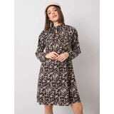 RUE PARIS Dress-WN-SK-R819-1.17-black-beige Cijene