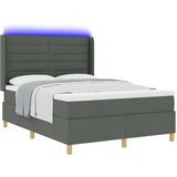 Box Postelja s slikarskim vzmetenjem in ležiščem & LED Temno siva 140x190 cm Tkanina, (22049682) | Shoptok.si