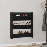  Ormar za cipele Crni hrast 80 x 18 x 90 cm Konstruirano drvo | Eponuda.ba
