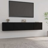 TV ormarići 2 kom crni 80 x 30 x 30 cm od konstruiranog drva | Eponuda.ba