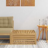  Zunanji puf Masiven les akacije Bela 79 x 79 x 37 cm, (5000271537) | Shoptok.si