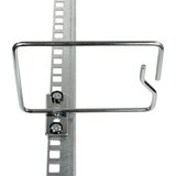 Logilink Cable management ring 140 x 100 mm for 19-inch racks, side cable entry, OR111N