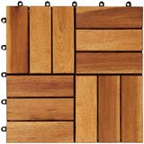  Pločice za decking 10 pcs Smeđa 30 x 30 cm Acacijsko drvo | Eponuda.ba