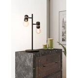 Eglo stolna lampa Lurone 900178, 2x E27, 50 cm, crna/mesing | shoptok.hr