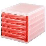 Helit 5 fiPAMETNI plastični nosilec za dokumente, siv/rdeč | Shoptok.si