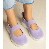 D/CEO marka niezdefiniowana Purple women's slip-on sneakers with embossed sole Muratti | ePonuda.com