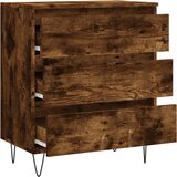  Komoda boja dimljenog hrasta 60 x 35 x 70 cm konstruirano drvo | shoptok.hr