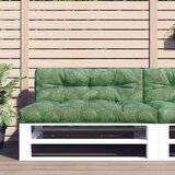  Jastuk za palete s uzorkom lišća 120 x 40 x 12 cm od tkanine | shoptok.hr