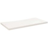 vidaXL Mizna plošča bela 80x40x2,5 cm trdna borovina | Shoptok.si