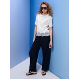 Sinsay Pamučna majica s izvezenim uzorkom | shoptok.hr