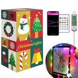 Family Christmas Pametni svetlobni niz bluetooth - zvezdice USB 20 RGBIC LED 2m Cene