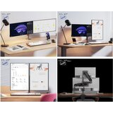 NORTH BAYOU H180 stoni nosač za dva monitora mat crni 17-27 inča | ePonuda.com