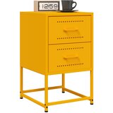  Noćni ormarić boja senfa 36 x 39 x 60,5 cm čelični | shoptok.hr