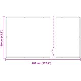  Balcony ekran Plava i bijela 110 x 400 cm Oxford tkanina | shoptok.hr
