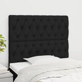  Uzglavlje crno 100x7x118/128 cm tkanina | shoptok.hr