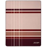 Joop! DEKORATIVNA ODEJA HW 2025/26 150/200 cm krem barve, temno rdeča | Shoptok.si