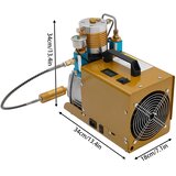 Oem Visokotlačna zračna črpalka, 1.8KW moč, nastavljiv tlak 5-30MPA, največji volumen napihovanja 100L/26.42gal/min -220V -EU, (5000113851) | Shoptok.si