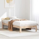 vidaXL Okvir kreveta bez madraca 90 x 200 cm od masivne borovine | shoptok.hr