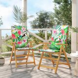 vidaXL Vrtni jastuci za stolice 2 kom višebojni 120x50x3 cm od tkanine | shoptok.hr