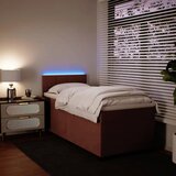 Box spring krevet s madracem ružičasti 90x190 cm baršunasti | shoptok.hr