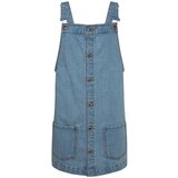Pepe Jeans Kratke obleke CHICAGO PINAFORE Modra Cene
