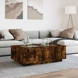  Stolić s beskonačnim LED svjetlima boja hrasta 116x69x40 cm | shoptok.hr